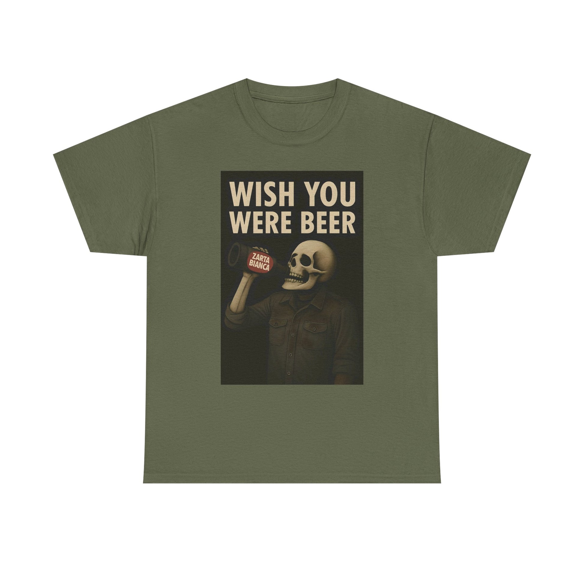 Wish You Were Beer Heavy Cotton Tee