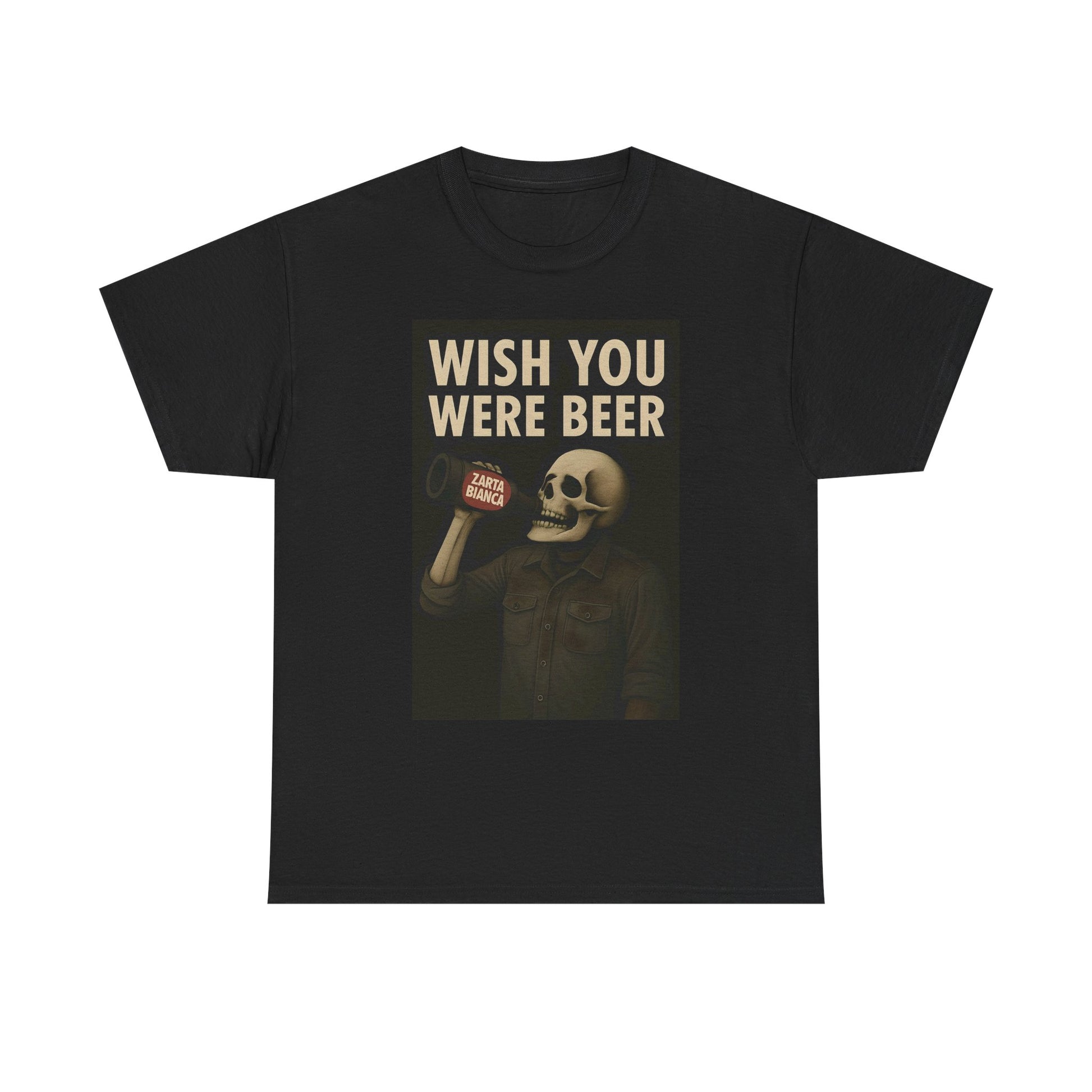Wish You Were Beer Heavy Cotton Tee