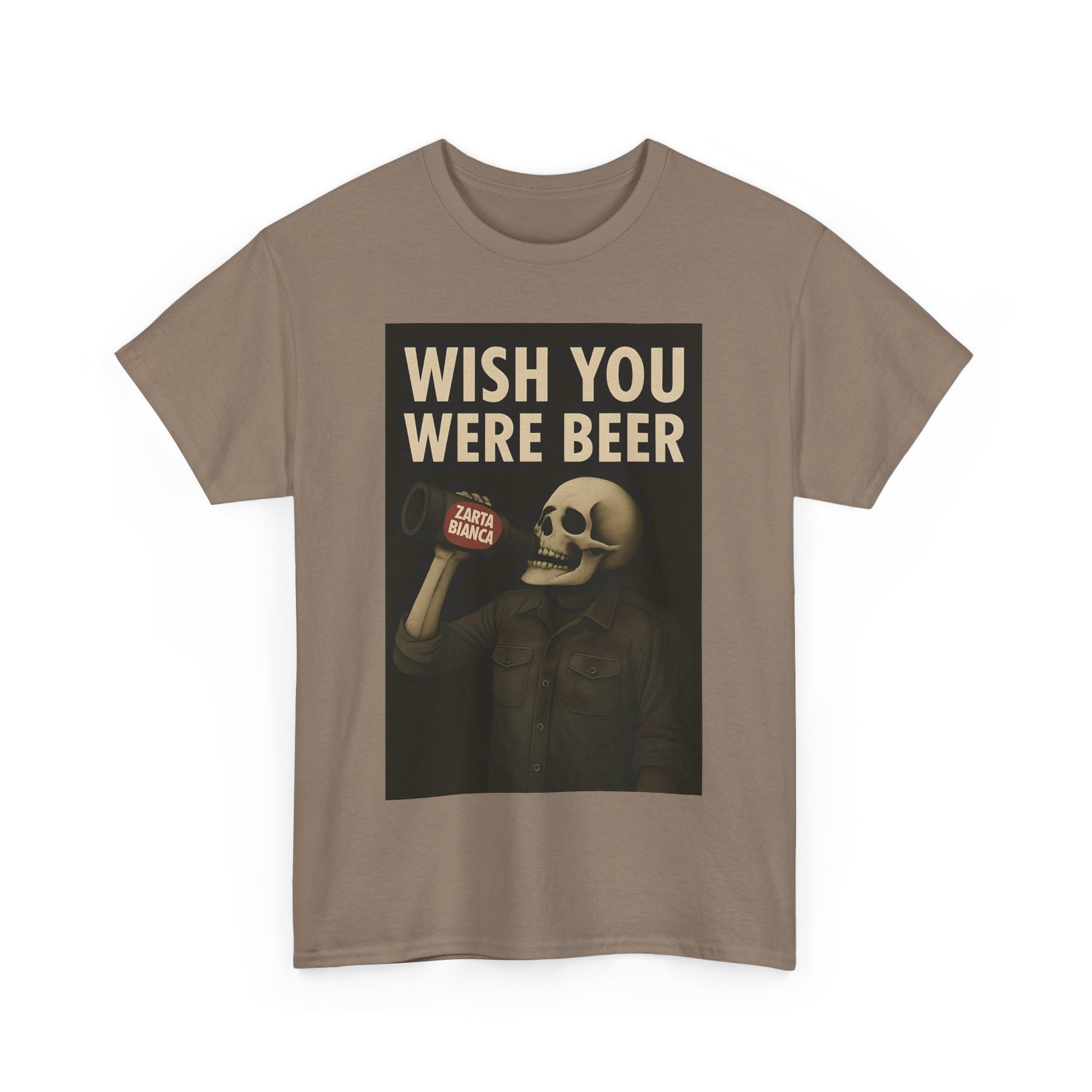 Wish You Were Beer Heavy Cotton Tee